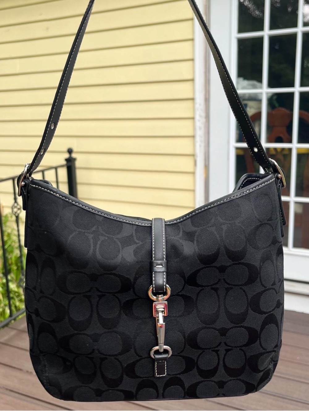 Black Soho Coach Hobo Y2K Bag